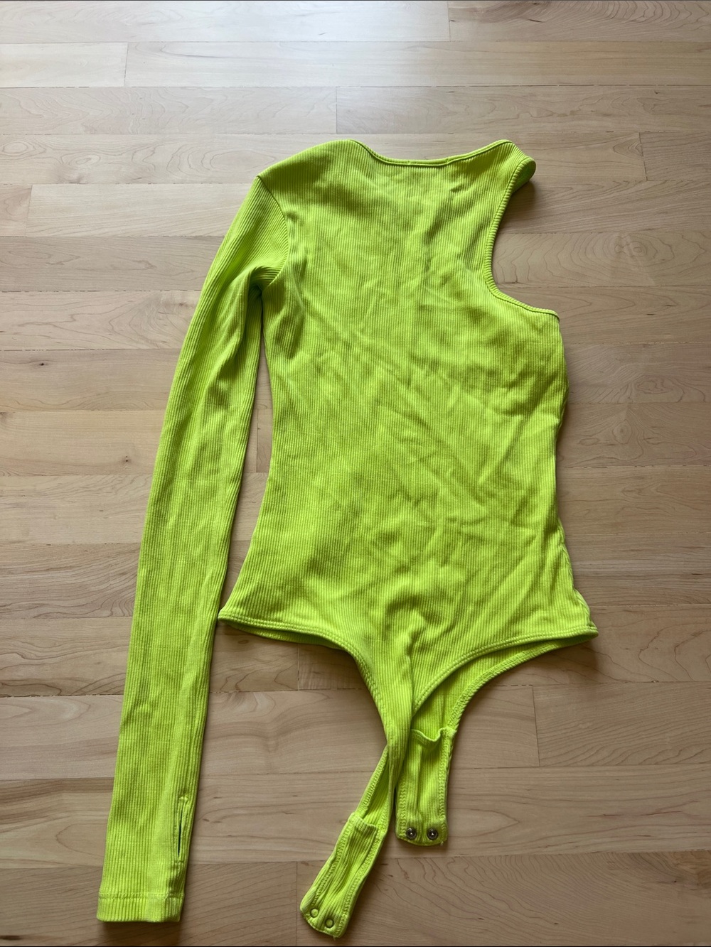 Agolde Neon Lime Ribbed Tank - Picture 4 of 4